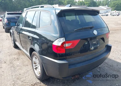 2005 BMW X3 3.0I z USA, uszkodzony, nr VIN WBXPA934X5WD23576